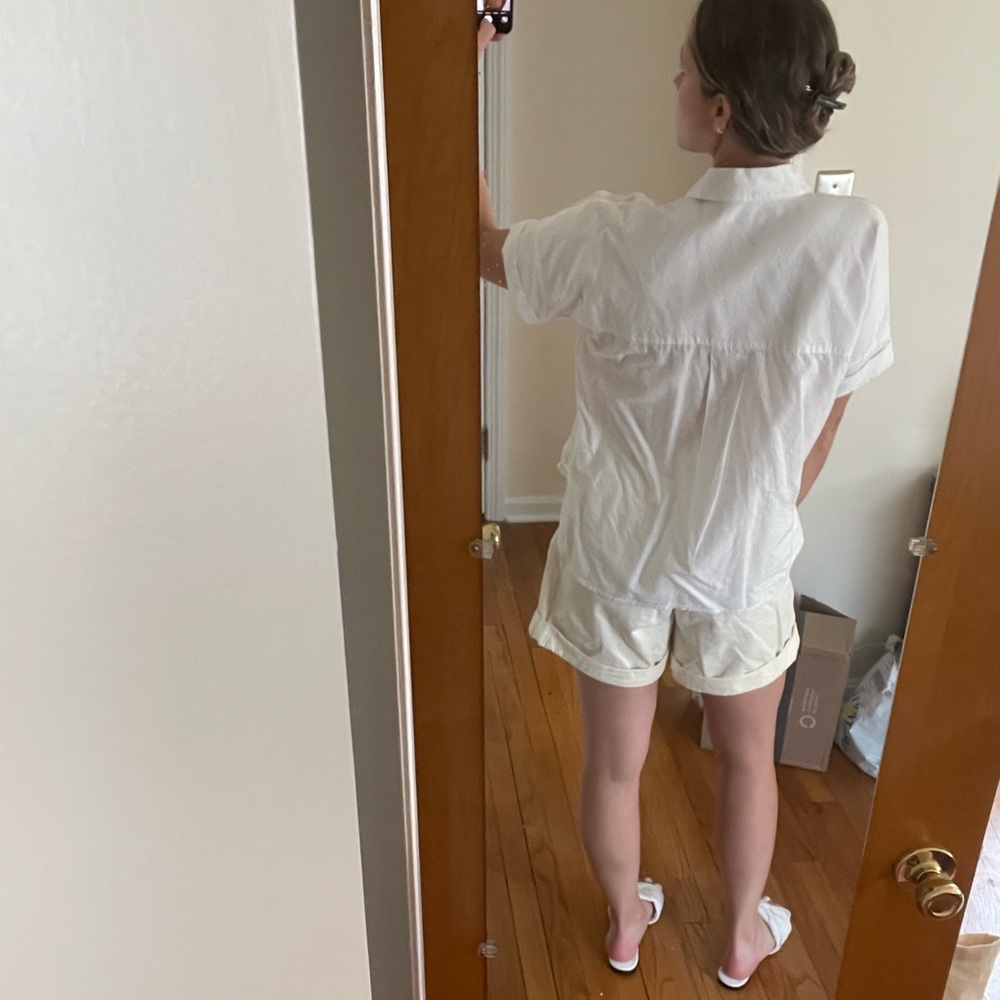 Madewell White Button Down - image 3